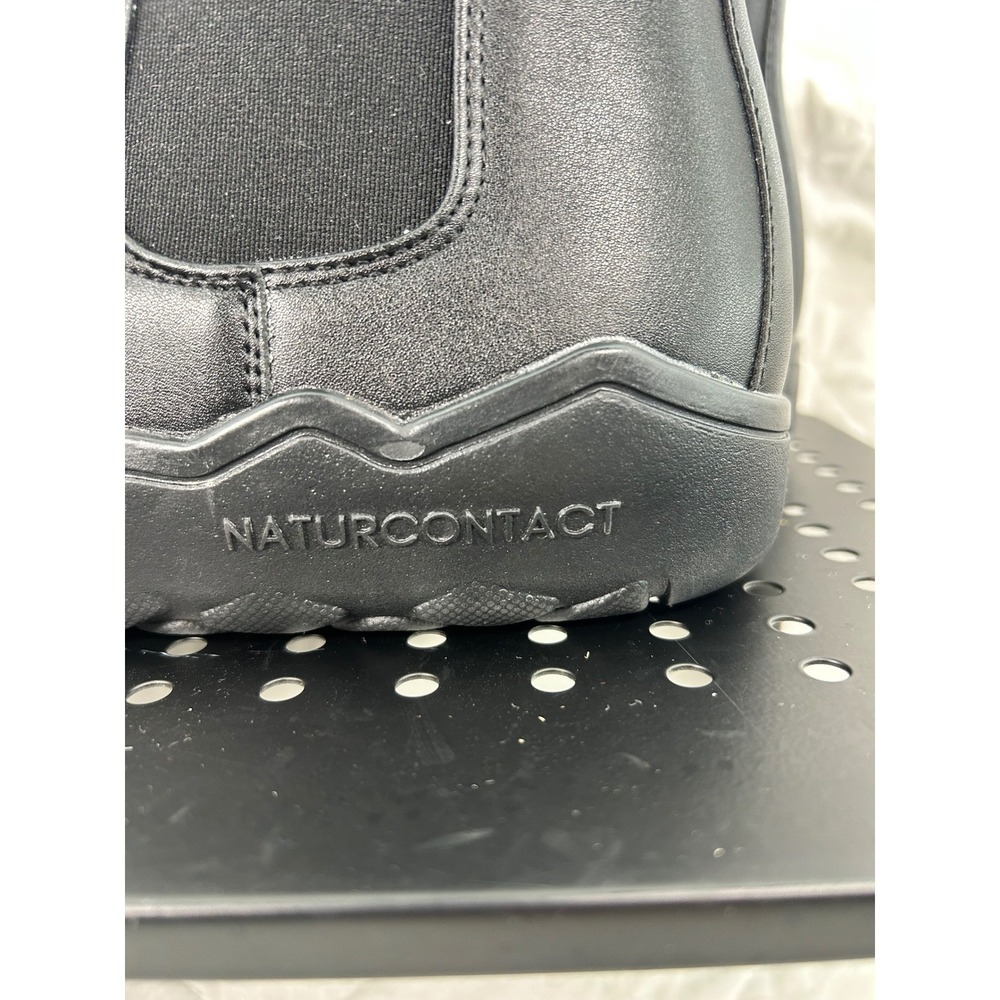 Naturcontact Black Chelsea Boots Women Elastic Side Ankle‎ - Picture 6 of 6